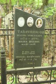 Табачников Иосиф Моисеевич, Москва, Востряковское кладбище